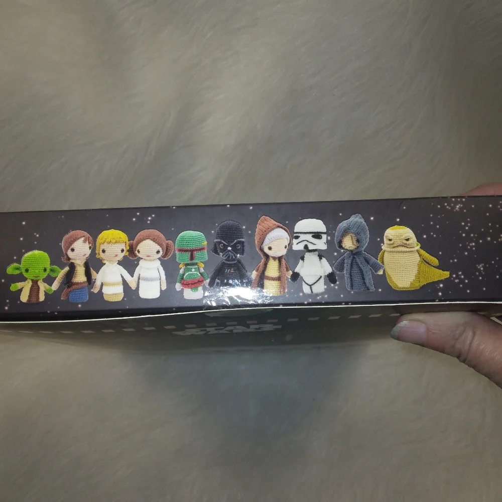 YARN AMIGURUMI kit, Star Wars Crochet Finger Puppets kit